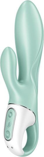 Satisfyer Air Pump Bunny 5+ Vibrator Rabbit 23.5cm Green