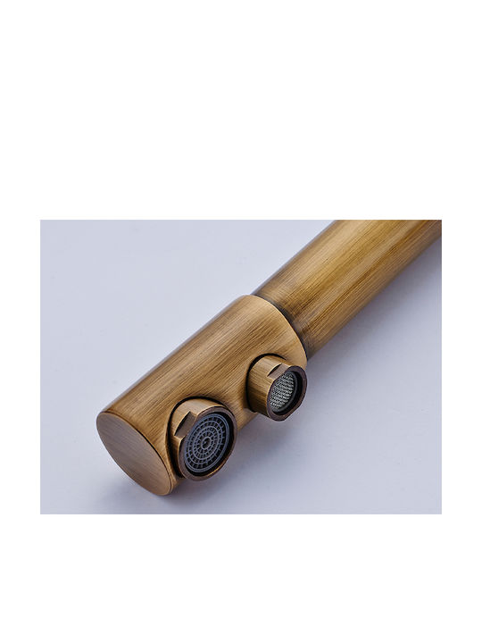 Tall Kitchen Faucet Counter Bronze