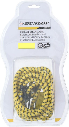 Dunlop Ιμάντας Αποσκευών Αυτοκινήτου 100cm Κίτρινο 2τμχ