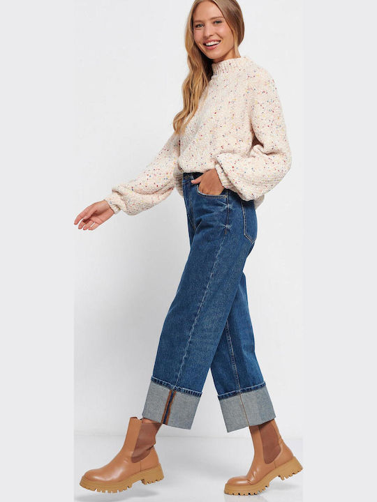Ψηλόμεσο Γυναικείο Jean Παντελόνι σε Bootcut Εφαρμογή