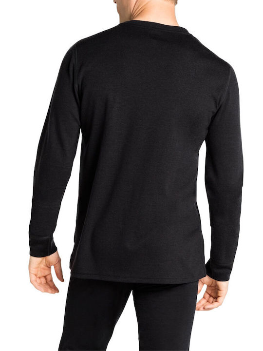 Odlo Herren Thermo Langarmshirt Schwarz