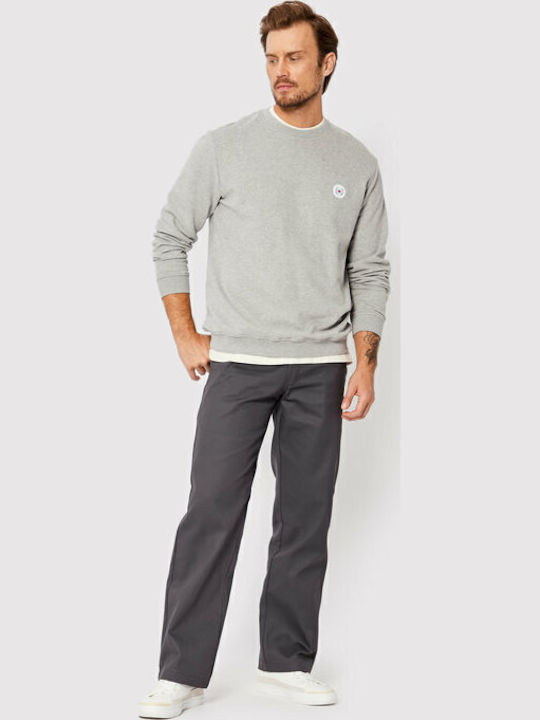 Work Trousers Chino in Regular Fit Charcoal Grey