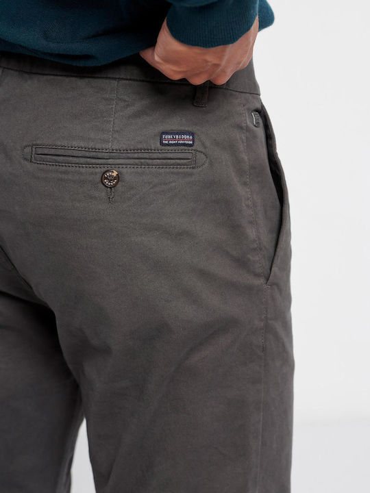 Hose Chino Elastisch Gray