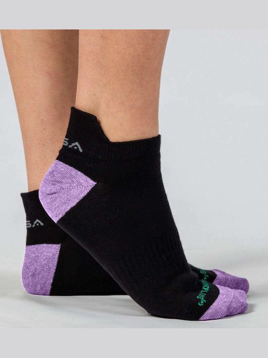 GSA Organicplus Athletic Socks Black 6 Pairs