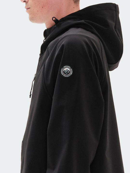 Winter Jacket Softshell Waterproof and Windproof Black