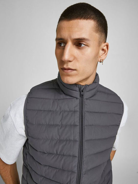 Sleeveless Jacket Puffer Gray