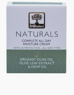 Bioselect Moisturizing Day Cream Suitable for All Skin Types with Hyaluronic Acid / Cannabis 50ml BS3008