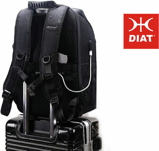 DIAT 250 USB Interface Τσάντα Πλάτης Φωτογραφικής Μηχανής Μπλε