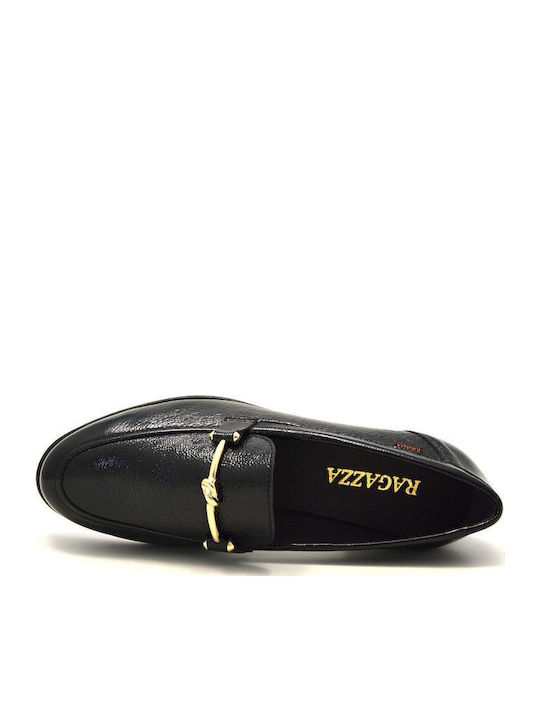 Patent Leather Women's Moccasins Black Patent