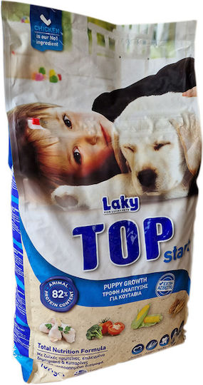 Laky Top Start Puppy 15kg Trockenfutter für Welpen mit Fleisch, Huhn und Leber