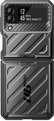 Supcase Unicorn Beetle Pro with Belt Clip 360 Full Cover Πλαστικό Ανθεκτική Μαύρο (Galaxy Z Flip4)