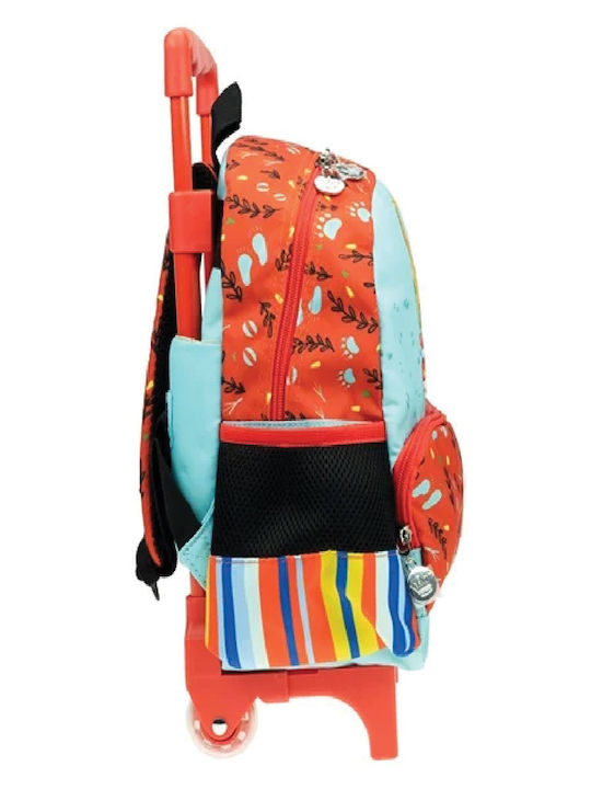 Hallmark School Bag Trolley Kindergarten Multicolour with Water Bottle Holder 12Liters