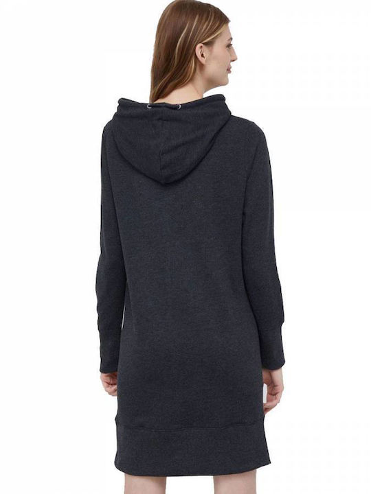 Pepe Jeans Mini Dress with Hood Black