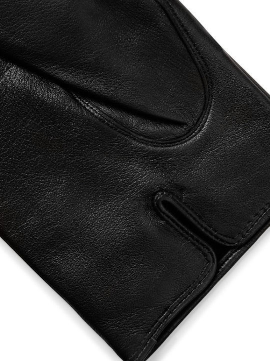 Men's Leather Gloves Dark Brown Hainz5