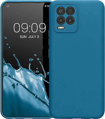 KWmobile Soft Flexible Camera Protector Silicone Back Cover Caribbean Blue (Realme 8/8 Pro)