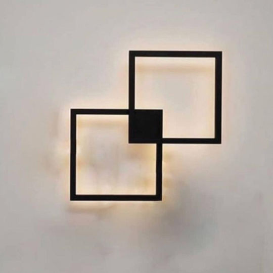 Megapap Estrid Lamp Wall LED Black 56x35x4cm Megapap Estrid Lamp Wall LED Black 56x35x4cm