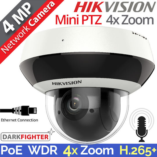 Hikvision DS-2DE2A404IW-DE3/W(C0)(S6) IP Surveillance Camera Full HD 1080p Waterproof with Lens 2.8mm