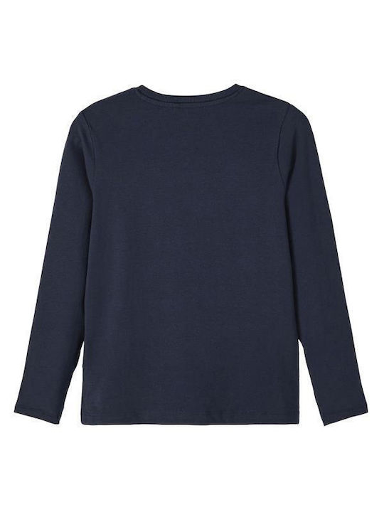 Name It Kids Blouse Long Sleeve Navy Blue