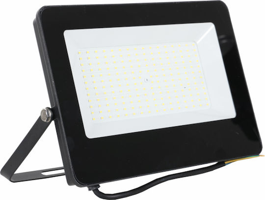 Elvhx Waterproof LED Floodlight 100W Warm White 3000K IP65