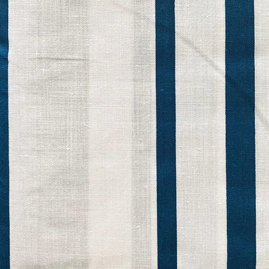 TnS Чаршаф King Size с Ластик 180x200+25см. Blue - White
