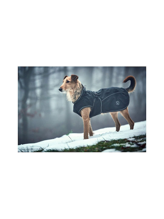 Hunter Norton 360 Uppsala Black Waterproof Dog Coat with 35cm Back Length