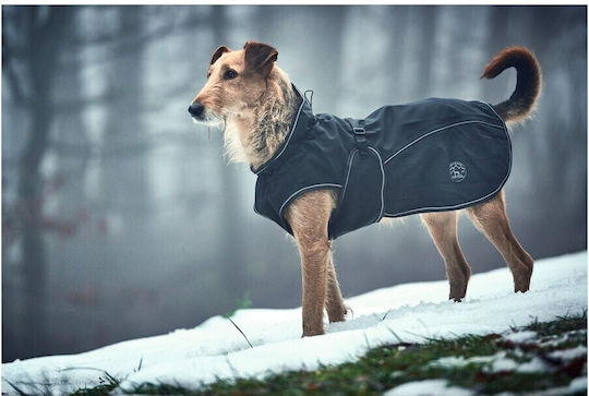 Hunter Norton 360 Uppsala Hundemantel Wasserdicht Schwarz mit Rückenlänge 35 cm.