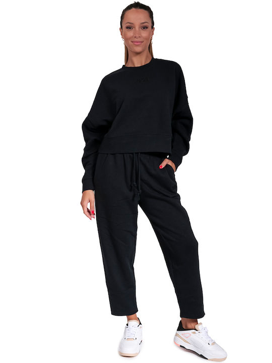 Long Women's Sweatshirt Black