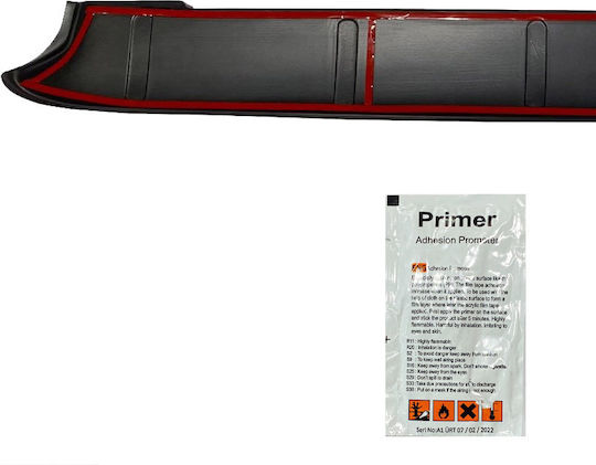 Carner Protections for Car Bumpers Renault Traffic 2001-2014 / Nissan Primastar 2001-2014 1pcs Black