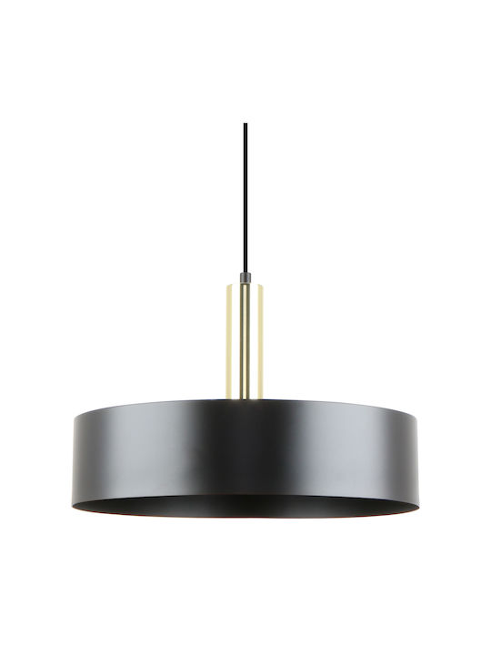 Ravenna Penny Pendant Light Single-Light for Socket E27 Black