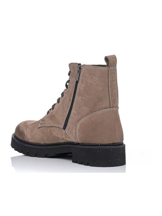 Carter Suede Μπεζ Ανδρικά Μποτάκια