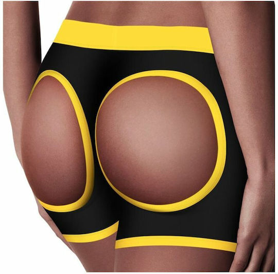 Lovetoy Ingen Horny Strap On Shorts Бельо в Черен цвят