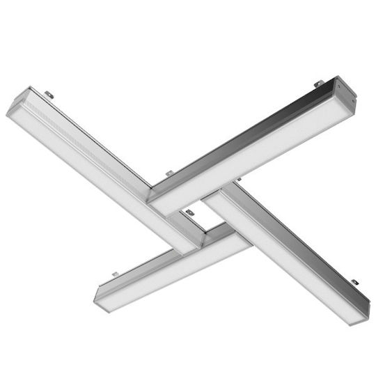 Elvhx Commercial Linear LED Ceiling Light 36W Natural White IP20 L120xD7xH7cm