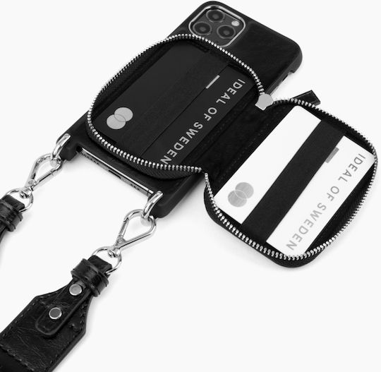 iDeal Of Sweden Active AW21 Back Cover Δερμάτινο με Λουράκι Liberty Black (iPhone 12 Pro Max)