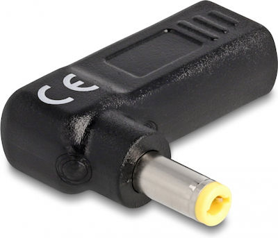 DeLock Βύσμα για Φορτιστή USB-C σε 5.5x2.5mm 90°