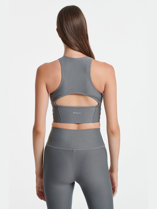 SugarFree Frauen Sport-BHs Sport-BH Gray