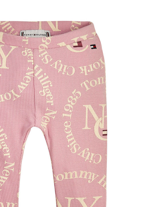 Kinder Leggings Lang Rosa