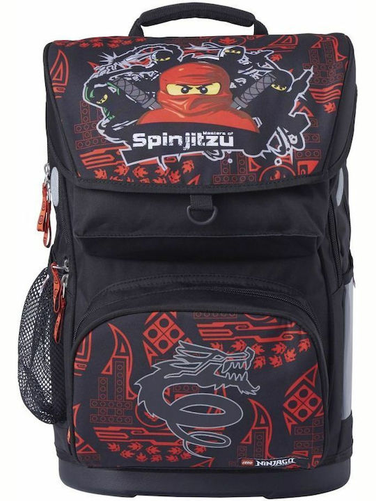 LEGO Maxi Ninjago Team Ninja Elementary School Backpack Black