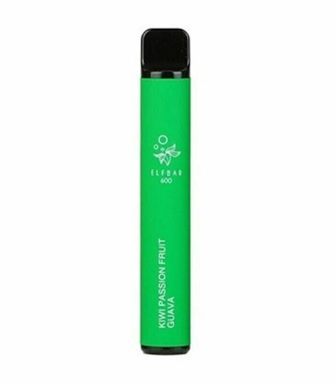Elf Bar Elf Bar Einweg-E-Zigarette 600 Einweg-E-Zigaretten Kiwi Passion Guava 2ml 18mg Grüne