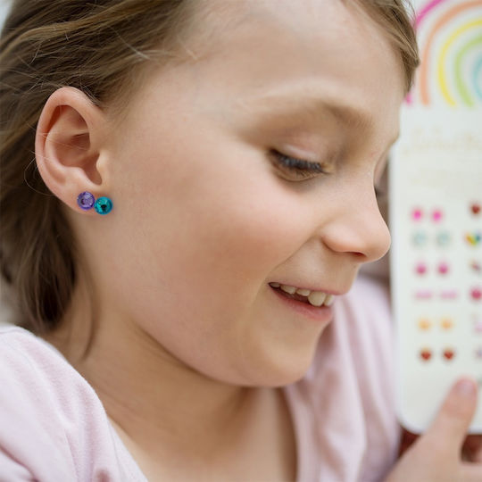 Great Pretenders Rainbow Stick-On Earrings Toy Jewelry