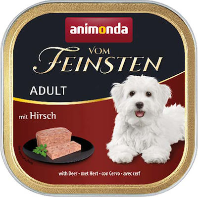 Animonda Vom Feinsten Wet Dog Food Tray with Deer 1 x 150gr