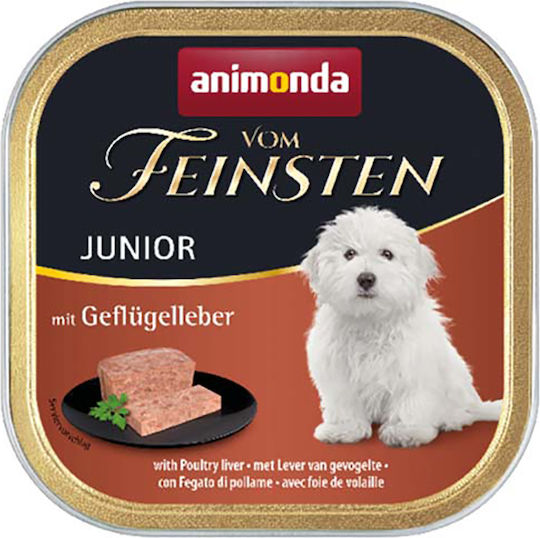 Animonda Vom Feinsten Wet Food for Puppies in Trays with Poultry Grain-Free & Gluten-Free 150gr