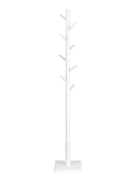 Vasagle Wooden Coat Rack White 30x30x175cm