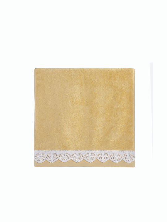 Nef-Nef Homeware 3pc Bath Towel Set Laylin 031587 Yellow Weight 550gr/m²