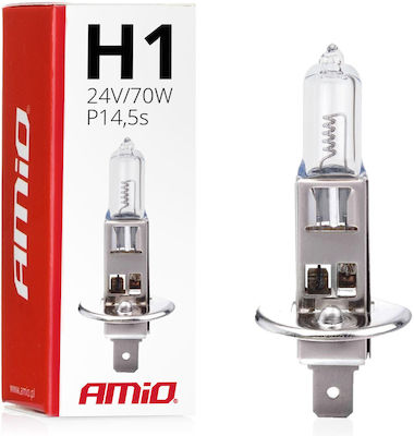 AMiO Lampen Auto H1 Halogen 24V 70W 1Stück