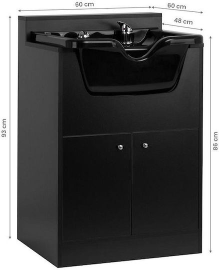 Gabbiano Chiuvetă Staționară L60xL60xÎ93cm