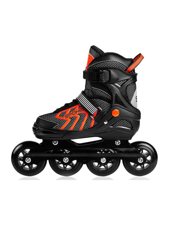Spokey Khan Inline Αυξομειούμενα Rollers Μαύρα Ενηλίκων/Παιδικά