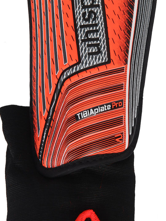 Uhlsport Tibia Plate Pro Adults Soccer Shin Protectors Orange 100678003