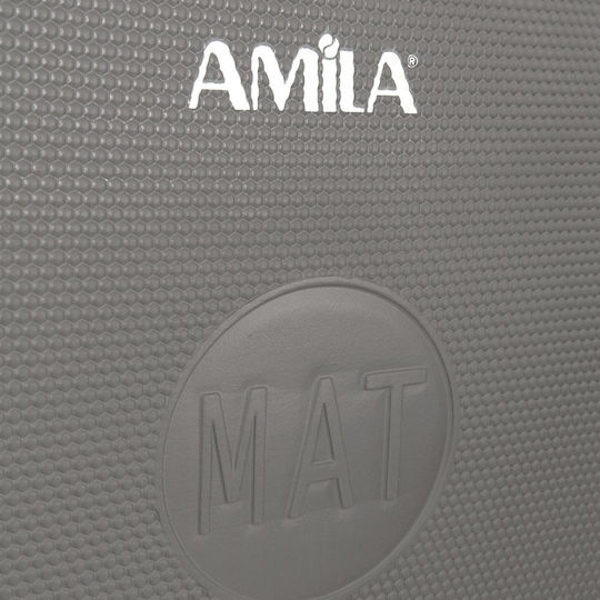 AMILA Covor de exerciții fizice Antrenament/Fitness Gri (140x60x1.5cm)