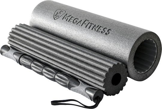 MegaFitness Σετ Foam Rollers Μαύρο