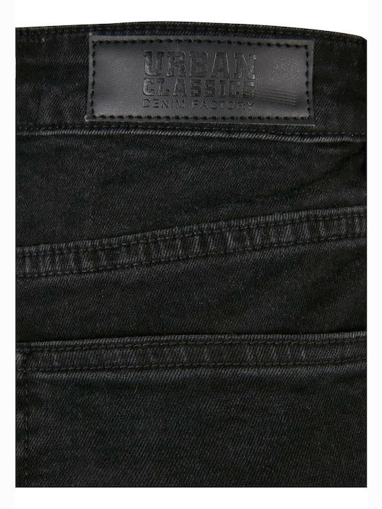 Women's Jeans Pants High Rise Flared Black